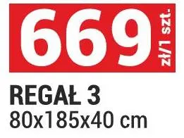 Regał 3 promocja w Merkury Market