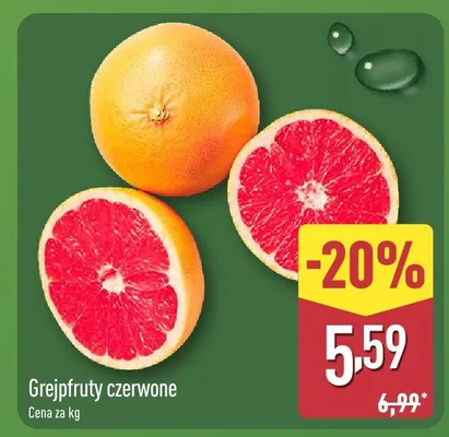 Grejpfruty czerwone Aldi promocja w Aldi