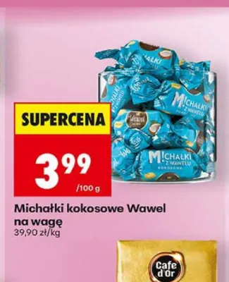 Michałki kokosowe Wawel na wagę promocja w Biedronka