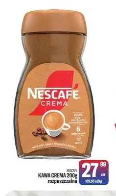 Kawa rozpuszczalna Nescafe Crema promocja w Tomi Markt