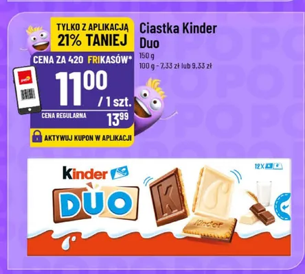 Ciastka Kinder Duo promocja w POLOmarket