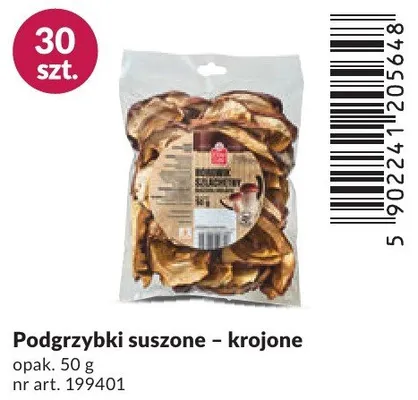 Podgrzybki suszone - krojone promocja w Makro