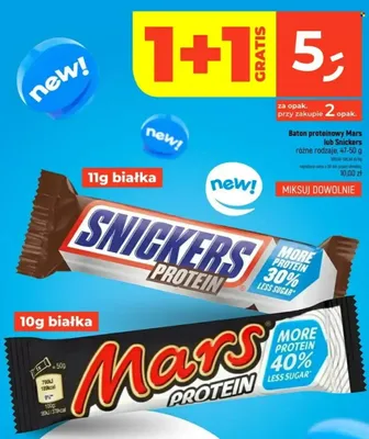Baton proteinowy Snickers Protein promocja w Dealz
