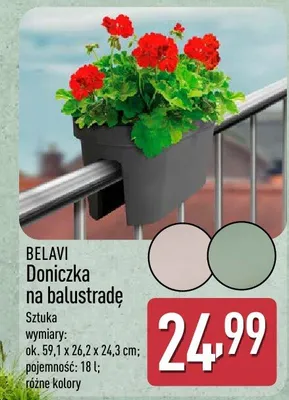 Doniczka na balustradę promocja w Aldi