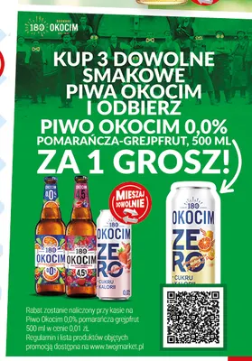 Piwo smakowe Okocim promocja w Twój Market