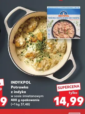 Potrawka z indyka w sosie śmietanowym Indykpol promocja w Kaufland