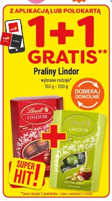 Praliny Lindor Pistachio Lindt promocja w POLOmarket
