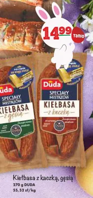 Kiełbasa z kaczką, gęsią promocja w Arhelan