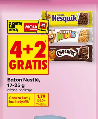Baton Cini Minis Nestlé promocja w Biedronka