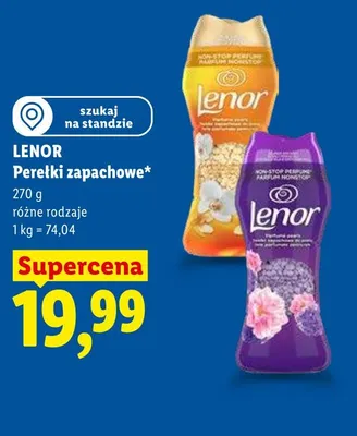 Perełki zapachowe Lenor Gold Orchid promocja w Lidl