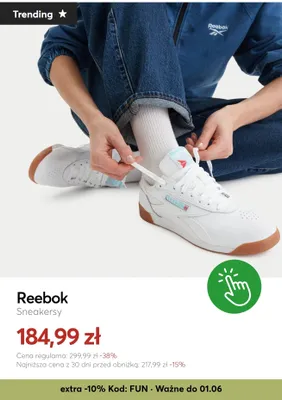 Sneakersy Reebok promocja w eobuwie.pl