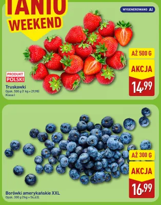 Truskawki polskie promocja w Aldi