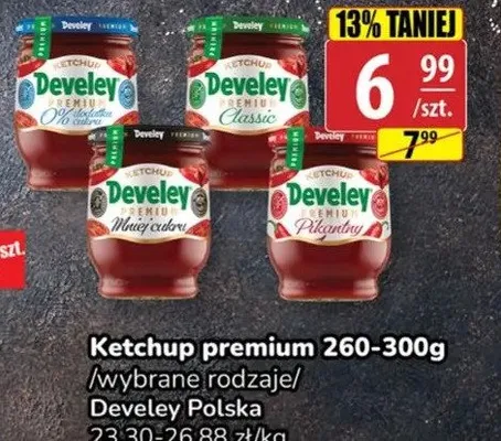 Ketchup premium Develey Classic promocja w API Market