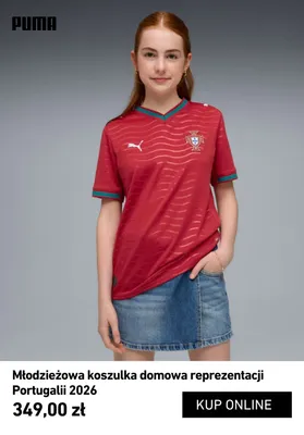 Młodzieżowa koszulka domowa reprezentacji Portugalii 2026 Puma promocja w Strefa Mundial