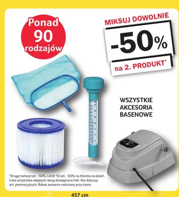 Akcesoria basenowe promocja w Selgros