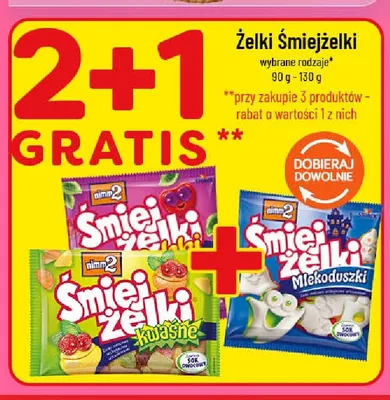 Żelki nimm2 Śmiejżelki promocja w POLOmarket