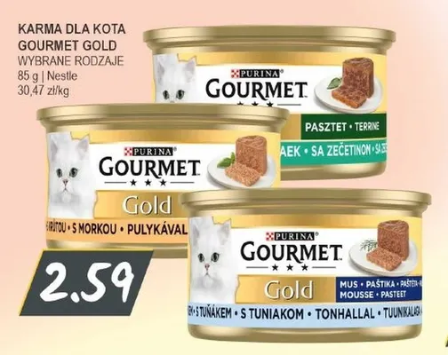 Karma dla kota Gourmet Gold promocja w Słoneczko