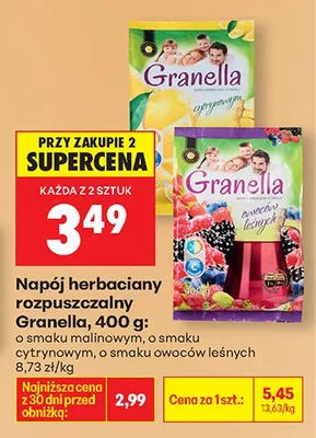 Napój herbaciany rozpuszczalny o smaku owoców leśnych promocja w Biedronka