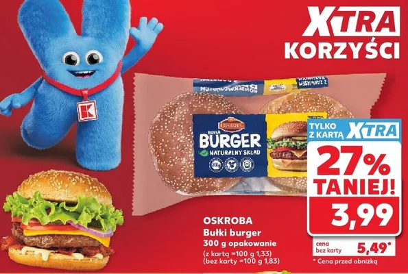 Bułki burger Oskroba promocja w Kaufland