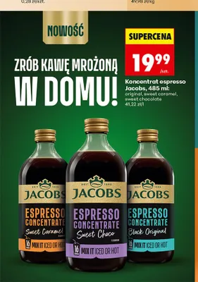 Koncentrat espresso Jacobs Sweet Caramel promocja w Biedronka
