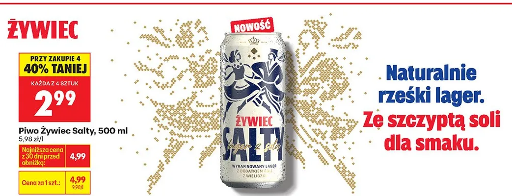 Piwo Salty promocja w Biedronka