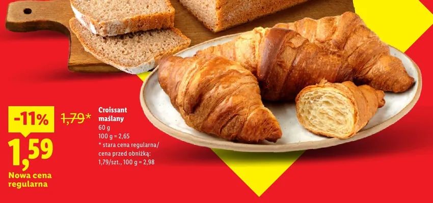 Croissant maślany promocja w Lidl