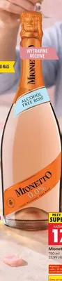 Wino musujące rosé 0.0% promocja w Biedronka