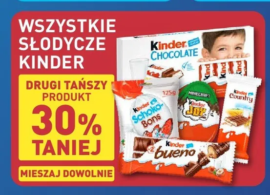 Czekolada Kinder Chocolate promocja w Aldi