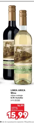 Wino czerwone Linea Arica Merlot promocja w Kaufland