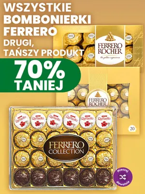 Bombonierki Ferrero promocja w Dino