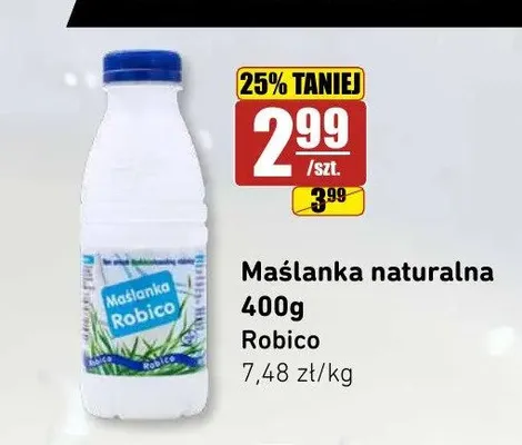 Maślanka naturalna Robico promocja w API Market