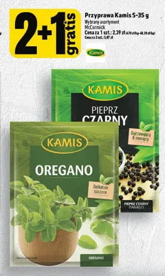 Przyprawa pieprz czarny ziarnisty Kamis promocja w TOPAZ