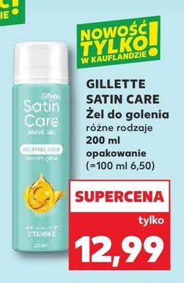 Żel do golenia różne rodzaje promocja w Kaufland