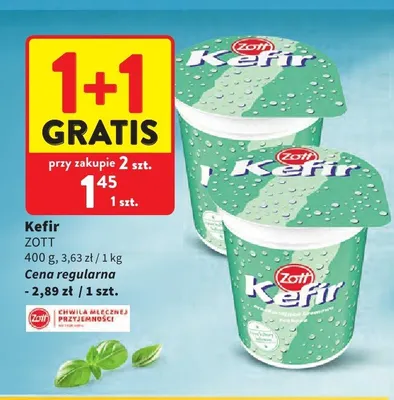 Kefir Zott promocja w Intermarche