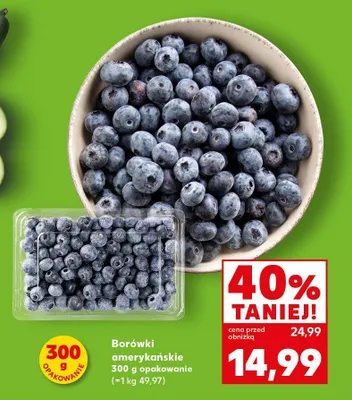 Borówki amerykańskie promocja w Kaufland