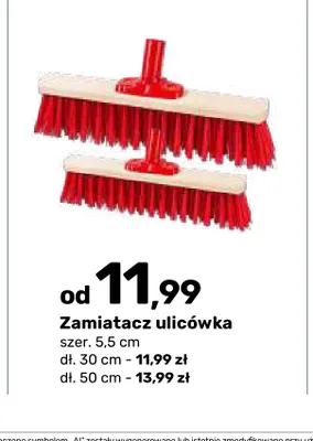 Zamiatacz ulicówka Extra-Click 30 cm promocja w Bricomarche