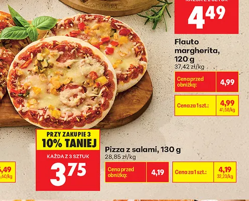 Pizza z salami promocja w Biedronka