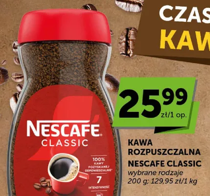 Kawa rozpuszczalna Classic promocja w Groszek