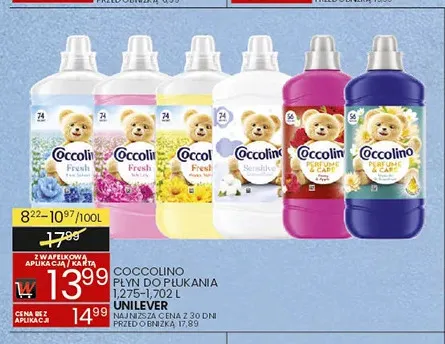 Płyn do płukania Coccolino promocja w Wafelek
