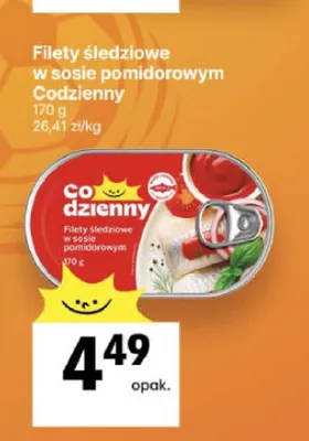 Filety śledziowe w sosie pomidorowym Codzienny promocja w Delikatesy Centrum