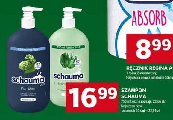 Szampon różne rodzaje promocja w Stokrotka