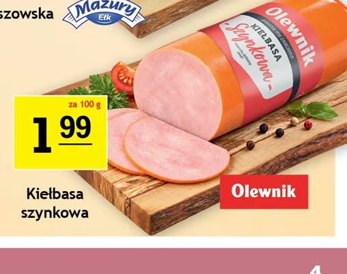 Kiełbasa szynkowa Olewnik promocja w Gram Market