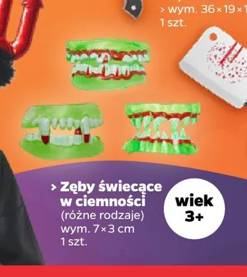 Zęby świecące w ciemności promocja w Netto