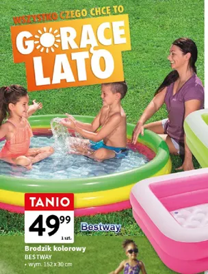 Brodzik kolorowy Bestway wym. 152x30cm promocja w Intermarche
