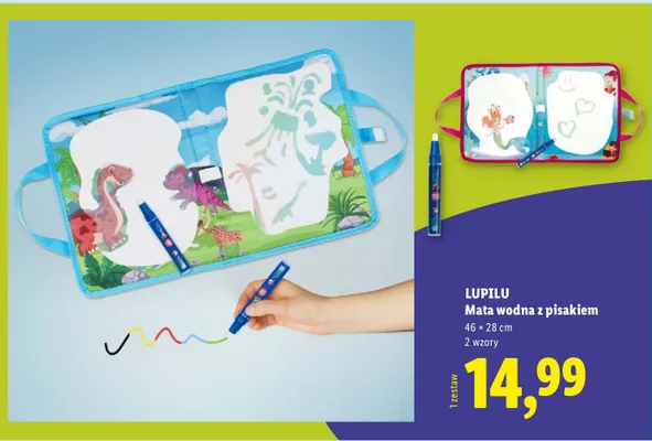 Mata wodna z pisakiem promocja w Lidl