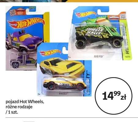 Pojazd Hot Wheels promocja w Empik
