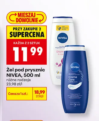 Żel pod prysznic Nivea Creme Care promocja w Biedronka