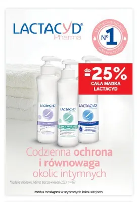 Płyn do higieny intymnej Lactacyd Pharma promocja w Ziko Dermo