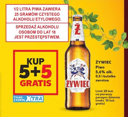 Piwo Żywiec 5,6% promocja w Kaufland