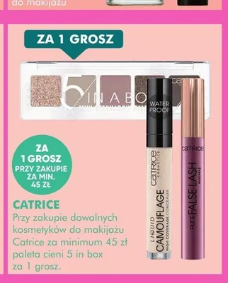 Paleta cieni do powiek Catrice 5 In A Box promocja w Super-Pharm